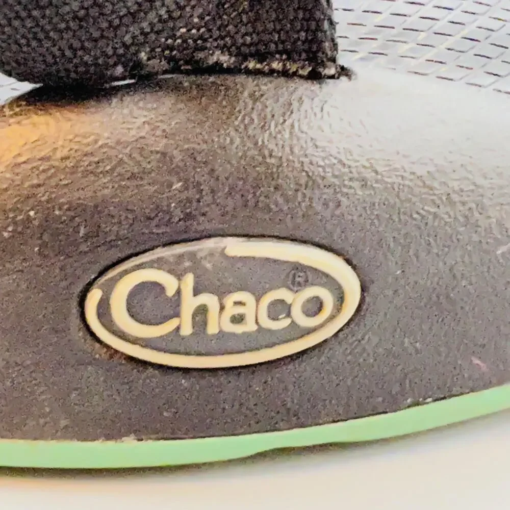 Chaco Sandals Womens 9 Green Polyester Strappy Adjustable Hiking Outdoor Shoes
